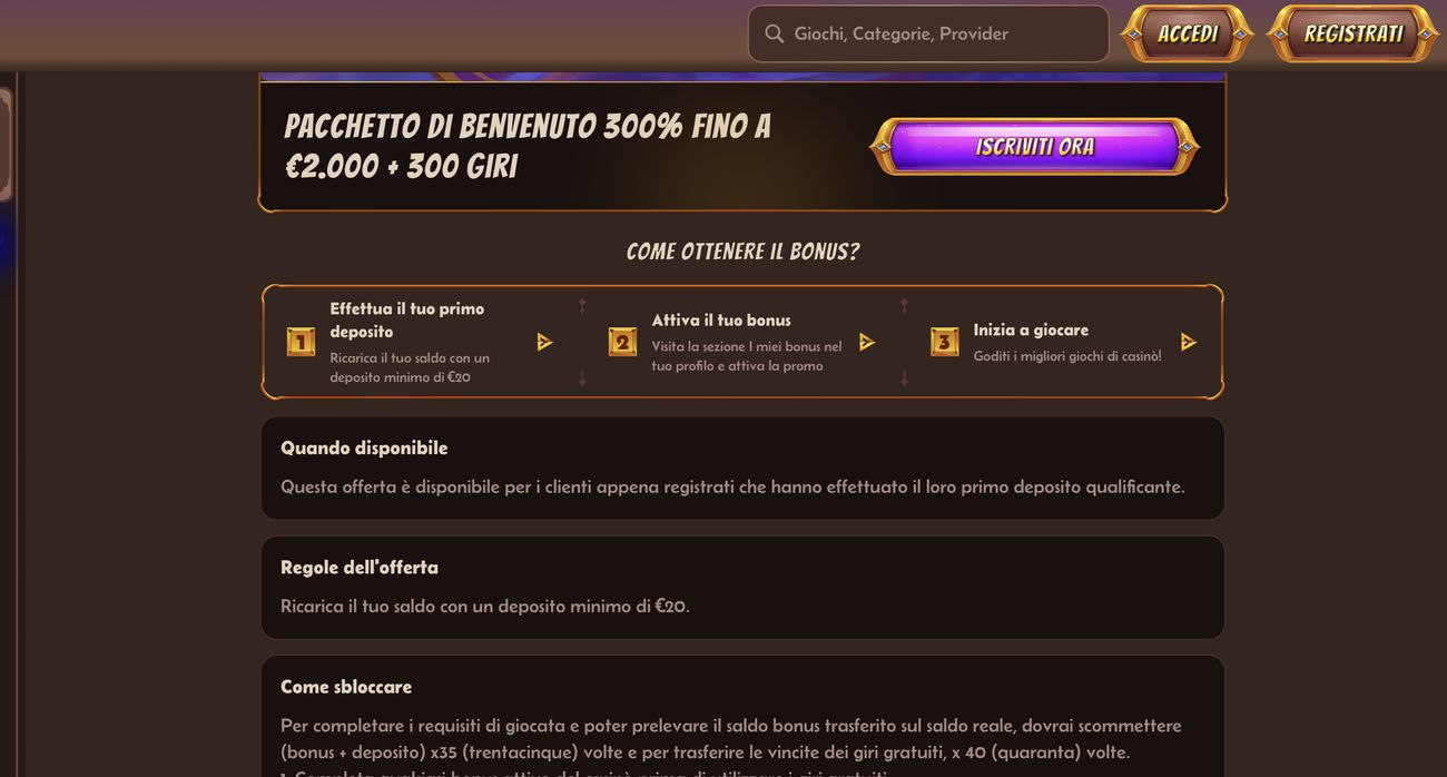 Pacchetto di benvenuto di Alawin Pagina del pacchetto di benvenuto di Alawin casino con i passaggi di attivazione